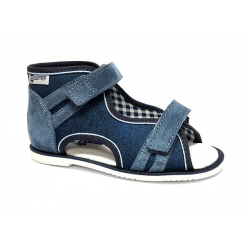 Kapcie profilaktyczne Postęp Maja BS-191 jeans